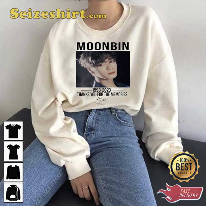 Rest in Love In Our Loving Memories Moon Bin Memorial T-shirt Rest in Love In Our Loving Memories Moon Bin Memorial T-shirt