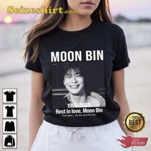 Rest in Love Moon Bin 1998 – 2026 Memorial T-shirt