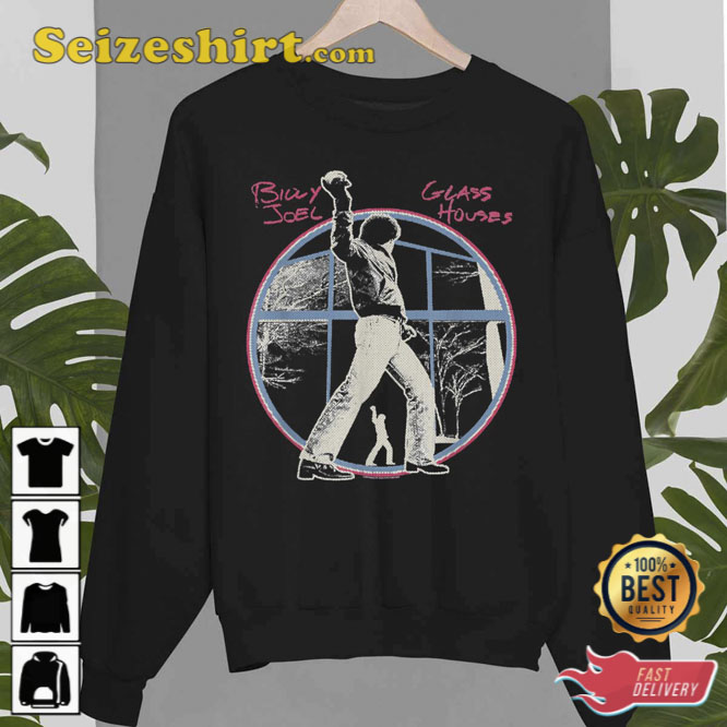 Billy Joel Glass Houses Vintage T-Shirt Gift For Fan Billy Joel Glass Houses Vintage T-Shirt Gift For Fan