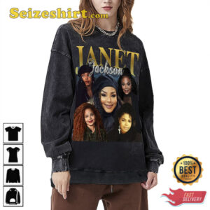 Janet Jackson Vintage Washed T Shirt Gift For Fan 3.jpg