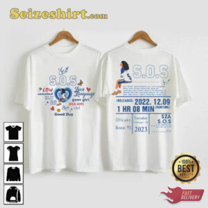 Vintage SZA SOS Ctrl Love Language Tour 2026 Unisex T-Shirt
