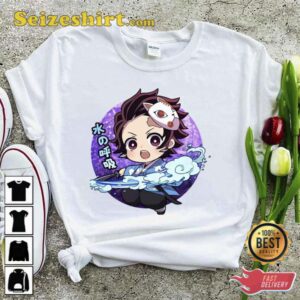 Tan With Cute Mask Entertainment District Arc Kimetsu no Yaiba T Shirt 4.jpg