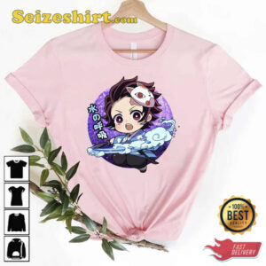 Tan With Cute Mask Entertainment District Arc Kimetsu no Yaiba T Shirt 3.jpg