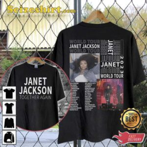 Vintage Janet Jackson Together Again Tour 2026 Unisex Shirt Gift For Fan