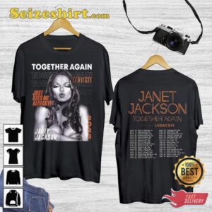 Janet Jackson Together Again Tour 2026 Concert T-Shirt Fan Gifts