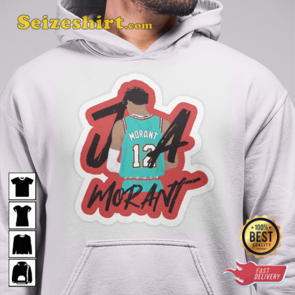 Ja Morant Grizzlies Tennessee NBA Rookie T-Shirt Ja Morant Grizzlies Tennessee NBA Rookie T-Shirt
