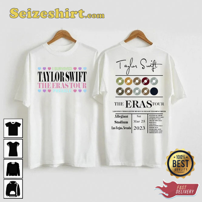 The Eras Tour Allegiant Stadium Las Vegas Nevada 2 Side Shirt The Eras Tour Allegiant Stadium Las Vegas Nevada 2 Side Shirt