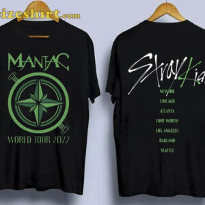 Stray Kids 2nd World Tour JYP Entertainment Kpop T-Shirt 1 Stray Kids 2nd World Tour Shirt2.jpg