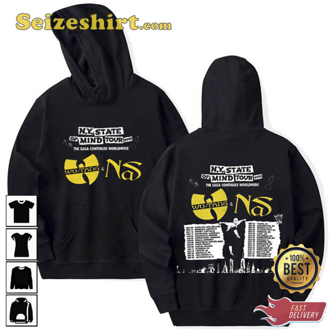 Wu-Tang Clan Nas My State Of Mind Tour 2026 Shirt Wu-Tang Clan Nas My State Of Mind Tour 2026 Shirt
