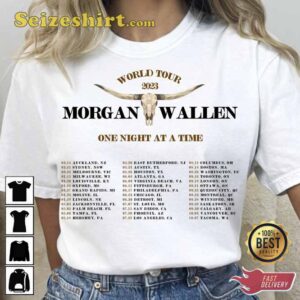 Morgan Wallen World Tour 2026 One Night At A Time T-Shirt