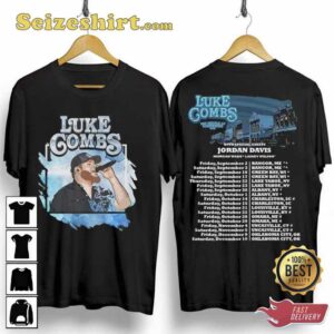 Luke Combs World Tour 2026 Jordan Davis Tee Shirt