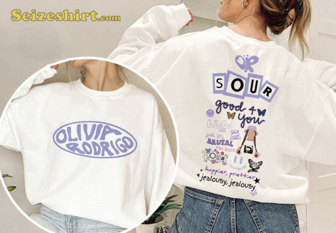 Vintage Sour Album Olivia Rodrigo Shirt Unisex Vintage Sour Album Olivia Rodrigo Shirt Unisex