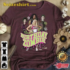 Disney Zombies Birthday Zombie Group Poster T Shirt 2.jpg
