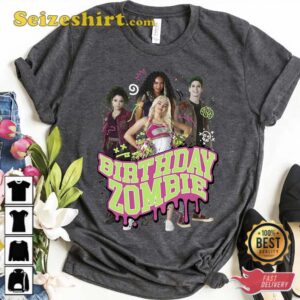 Disney Zombies Birthday Zombie Group Poster T Shirt 1.jpg