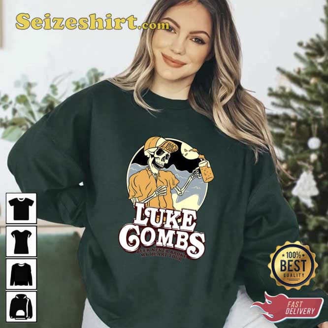 Luke Comb Beer Never Broke My Heart Tour T-Shirt Luke Comb Beer Never Broke My Heart Tour T-Shirt