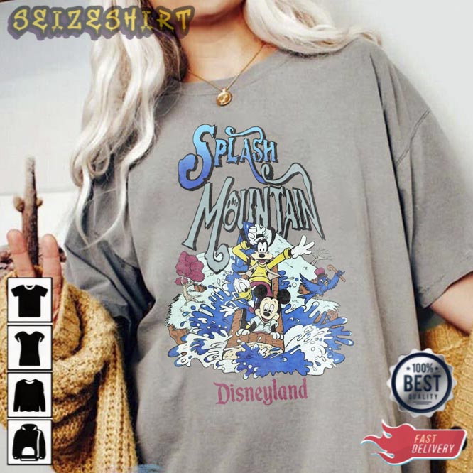 Retro Splash Mountain Mickey and Friends Unisex Shirt Retro Splash Mountain Mickey and Friends Unisex Shirt