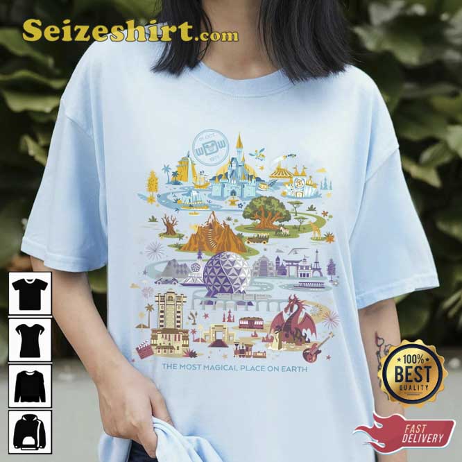 Vintage Epcot 1982 Mickey And Friends Shirt Vintage Epcot 1982 Mickey And Friends Shirt