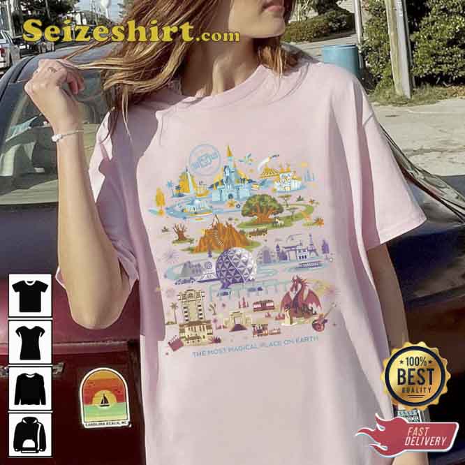Vintage Epcot 1982 Mickey And Friends Shirt Vintage Epcot 1982 Mickey And Friends Shirt