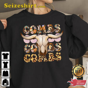 Luke Combs Western Boho Cow Skull Shirt 3.jpg