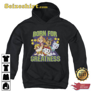 Paw Patrol Born For Greatness Youth Black Shirts2.jpg