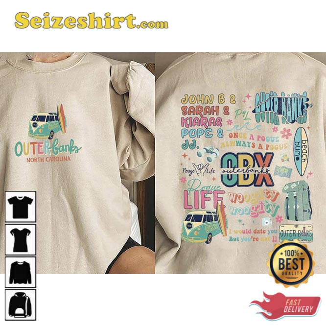 Outer Banks Pogue Life 2 Side Tee Shirt Outer Banks Pogue Life 2 Side Tee Shirt