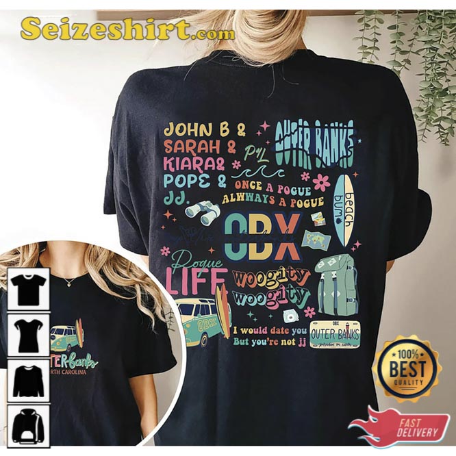 Outer Banks Pogue Life 2 Side Tee Shirt Outer Banks Pogue Life 2 Side Tee Shirt