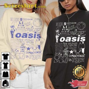 Oasis Doodle Art Lyric Album Song Music T-Shirt 3 Oasis Doodle Art Lyric Album Song Music T Shirt 1.jpg