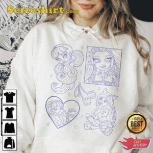 Monster High Doodle Art Music Graphic T-Shirt 3 Monster High Doodle Art Music T Shirt 4.jpg