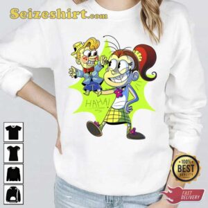 Luan Loud And Mr. Coconuts The Loud House Trending Unisex T Shirt3.jpg