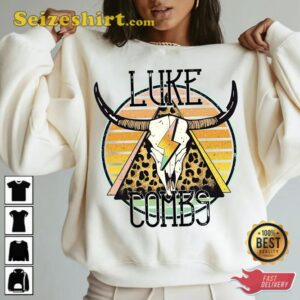 Vintage Luke Combs Western Shirt Boho Cow Skull Tee Shirt 3 Vintage Luke Combs Western Shirt Boho Cow Skull Tee Shirt 2.jpg