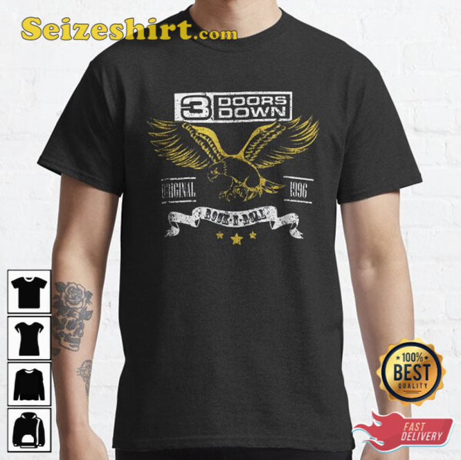 3 Doors Band Lover Down Tour Classic T-Shirt Gift For Fan 3 Doors Band Lover Down Tour Classic T-Shirt Gift For Fan