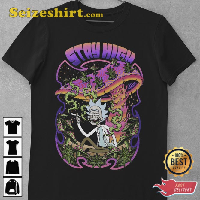 Stay Hight Rick And Morty Vintage 90s Shirt Stay Hight Rick And Morty Vintage 90s Shirt