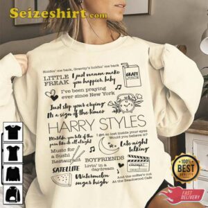 Harry Lyric Album Song Music T Shirt 2.jpg