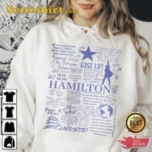 Hamilton Musical Doodle Art Lyric Album Song Music T Shirt 4.jpg