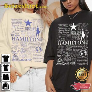 Hamilton Musical Doodle Art Lyric Album Song Music T Shirt 1.jpg