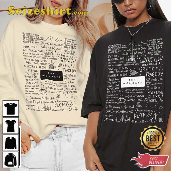 The Wizard of Oz Doodle Art Lyric Album Song Music T-Shirt The Wizard of Oz Doodle Art Lyric Album Song Music T-Shirt