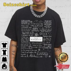 The Wizard of Oz Doodle Art Lyric Album Song Music T-Shirt
