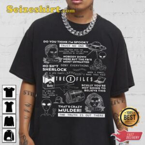 The X Files Lyric Album Song Music T-Shirt 2 The X Files Lyric Album Song Music T Shirt 3.jpg