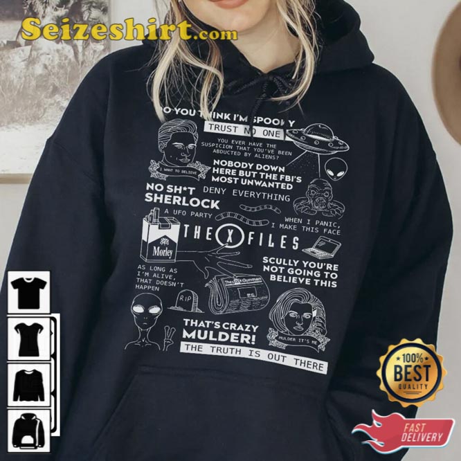 The X Files Lyric Album Song Music T-Shirt The X Files Lyric Album Song Music T-Shirt