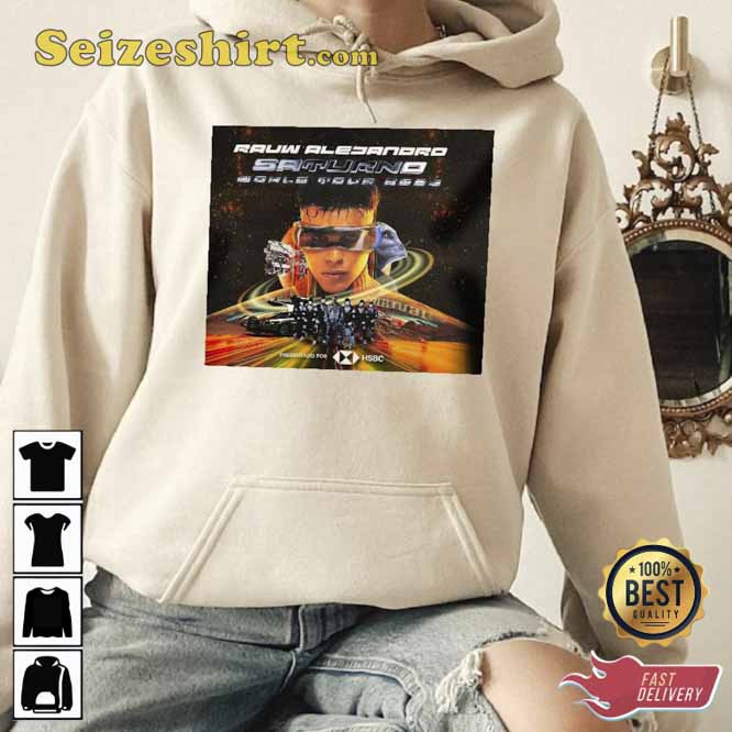 2026 Rauw Alejandro Saturno World Tour T-Shirt 2026 Rauw Alejandro Saturno World Tour T-Shirt