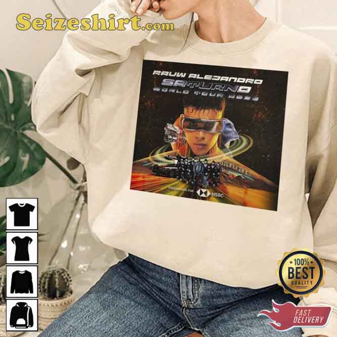 2026 Rauw Alejandro Saturno World Tour T-Shirt 2026 Rauw Alejandro Saturno World Tour T-Shirt