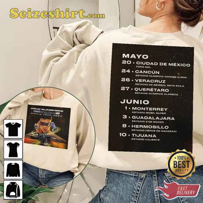 Rauw Alejandro Saturno World Tour 2026 Unisex T-Shirt Rauw Alejandro Saturno World Tour 2026 Unisex T-Shirt