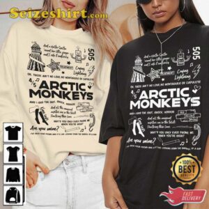 Arctic Monkeys v1 Lyric Album Song Music T Shirt 1.jpg