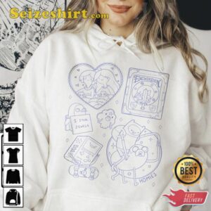 Adventure Time Doodle Art Lyric Album Song Music T Shirt 4.jpg