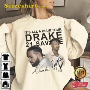 Drake Its All A Blur Tour 2026 Graphic Tee Shirt
