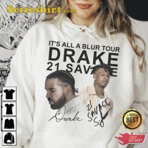 Drake Its All A Blur Tour 2023 Graphic Tee Shirt 4.jpg