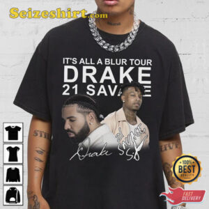 Drake Its All A Blur Tour 2023 Graphic Tee Shirt 3.jpg