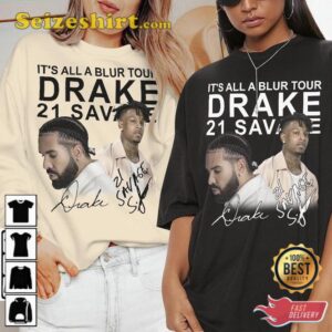 Drake Its All A Blur Tour 2023 Graphic Tee Shirt 1.jpg