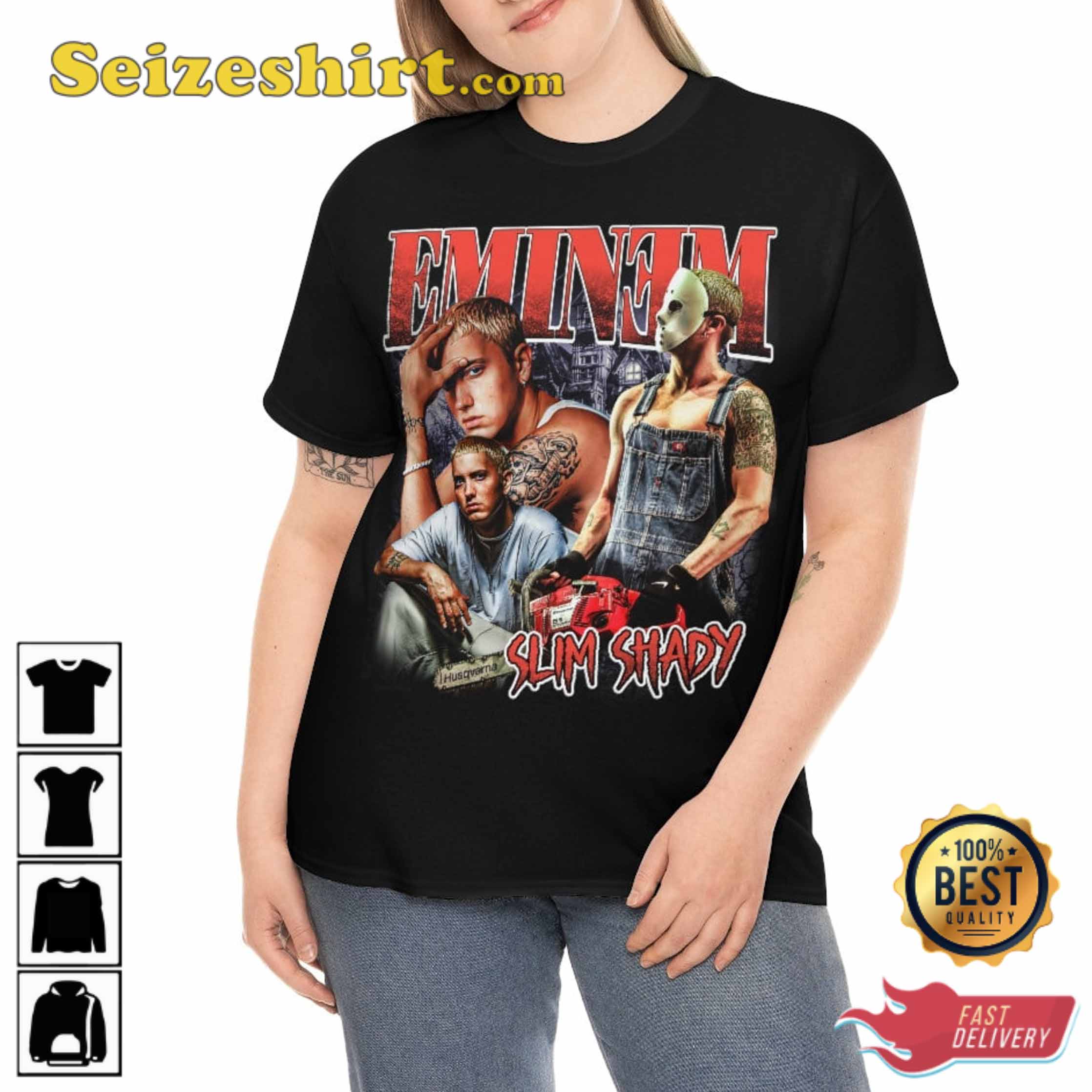 Eminem Slim Shady Gift For Fans Hip Hop Rap Tee Shirt Eminem Slim Shady Gift For Fans Hip Hop Rap Tee Shirt