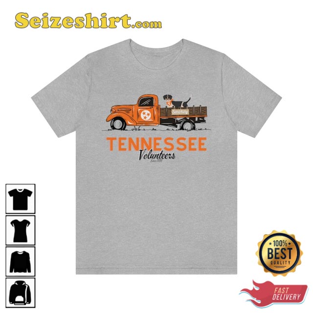 Tennessee Volunteers Football Smokey Dog Knoxville Vols Nation Unisex Tee Shirt Tennessee Volunteers Football Smokey Dog Knoxville Vols Nation Unisex Tee Shirt